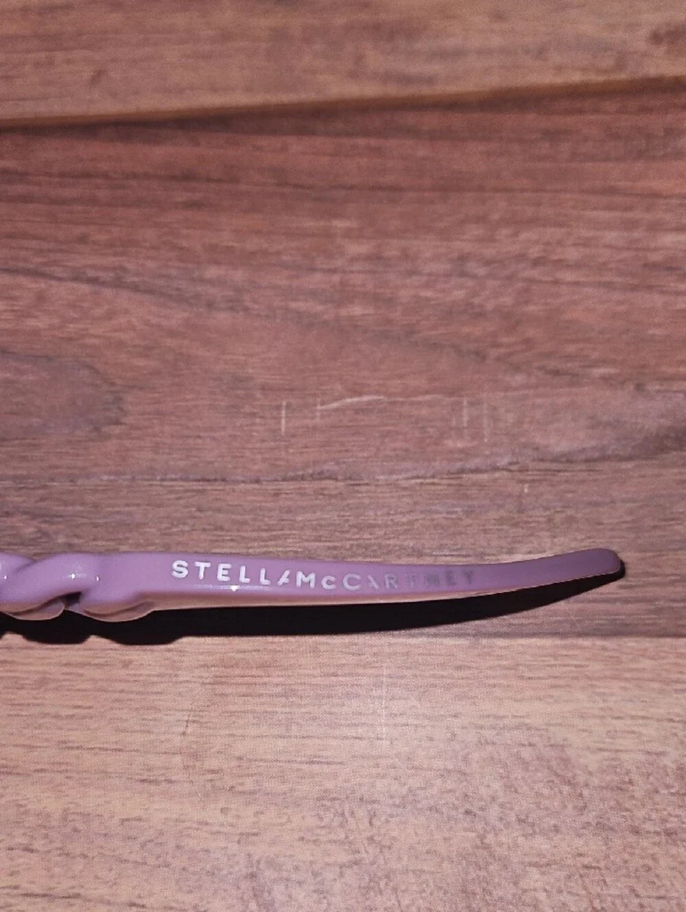 Stella McCartney Lilac Cat-Eye Sunglasses with Sculpted Temples